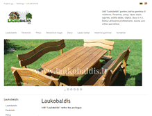 Tablet Screenshot of laukobaldis.com